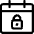 Calendar Lock Icon from Ultimate Regular Set