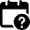 Calendar Question Icon from Ultimate Bold Set