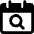 Calendar Search Icon from Ultimate Bold Set