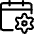 Calendar Setting Icon from Ultimate Regular Set