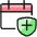 Calendar Shield Icon from Ultimate Colors Set