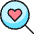 Dating Search Icon from Ultimate Colors Set