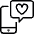 Dating Smartphone Chat Icon from Ultimate Light Set | Free Download as SVG Vector and Transparent PNG | Streamline icons