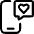 Dating Smartphone Chat Icon from Ultimate Regular Set