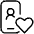 Dating Smartphone Man Icon from Ultimate Light Set