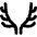 Deer Antlers Icon from Ultimate Bold Set