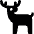 Deer Body Icon from Ultimate Bold Set | Free Download as SVG Vector and Transparent PNG | Streamline icons