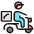 Delivery Person Motorcycle 1 Icon from Ultimate Colors Set | Free Download as SVG Vector and Transparent PNG | Streamline icons