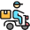 Delivery Person Motorcycle Icon from Ultimate Colors Set | Free Download as SVG Vector and Transparent PNG | Streamline icons