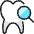 Dentistry Tooth Search icon - Free transparent PNG, SVG. No sign up needed.