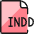 Design File Indd Icon from Ultimate Colors Set