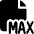 Design File Max 1 Icon from Ultimate Bold Set