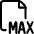 Design File Max 1 Icon from Ultimate Regular Set