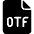 Design File Otf Icon from Ultimate Bold Set