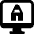 Design Monitor Pencil Icon from Ultimate Bold Set