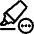 Highlighter Setting Menu Icon from Ultimate Regular Set