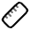Ruler Icon from Solar Line Duotone Set