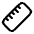 Ruler Icon from Solar Linear Set