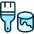 Color Bucket Brush Icon from Ultimate Duotone - Free Set