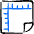 Grid Ruler Icon from Freehand Duotone - Free Set