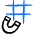 Grid Snap Magnet Icon from Freehand Duotone - Free Set