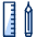 Pencil Ruler icon - Free transparent PNG, SVG. No sign up needed.