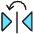 Reflect Left Icon from Ultimate Colors - Free Set