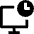 Desktop Clock Icon from Nova Line Set