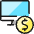 Monitor Cash Icon from Ultimate Colors Set