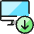 Monitor Download Icon from Ultimate Colors Set