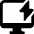 Monitor Flash Icon from Ultimate Bold Set