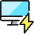 Monitor Flash Icon from Ultimate Colors Set