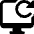 Monitor Refresh Icon from Ultimate Bold Set