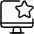 Monitor Star Icon from Ultimate Light Set