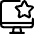 Monitor Star Icon from Ultimate Regular Set