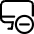 Monitor Subtract Icon from Ultimate Regular Set