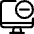 Monitor Subtract Icon from Ultimate Regular Set