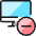 Monitor Subtract Icon from Ultimate Colors Set
