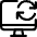 Monitor Sync Icon from Ultimate Regular Set