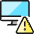 Monitor Warning Icon from Ultimate Colors Set