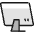 Desktop Monitor Back Icon from Ultimate Colors Set