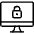 Desktop Monitor Lock Icon from Ultimate Light Set