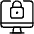 Desktop Monitor Lock Icon from Ultimate Light Set
