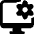 Desktop Monitor Settings Icon from Ultimate Bold Set