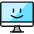 Desktop Monitor Smiley Icon from Ultimate Colors Set