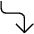 Diagram Curve Down Large Head Icon from Ultimate Light Set