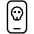Hacker Phone Icon from Ultimate Light Set
