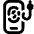Identity Stolen Finger Print Phone Icon from Ultimate Bold Set