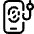 Identity Stolen Finger Print Phone Icon from Ultimate Regular Set
