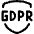 Coding Apps Website Gdpr Shield Icon from Ultimate Regular Set